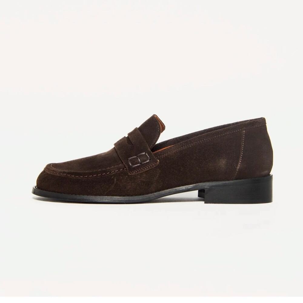 NIB Angel Alarcón Louisa Brown Penny Loafer - Picture 2 of 11